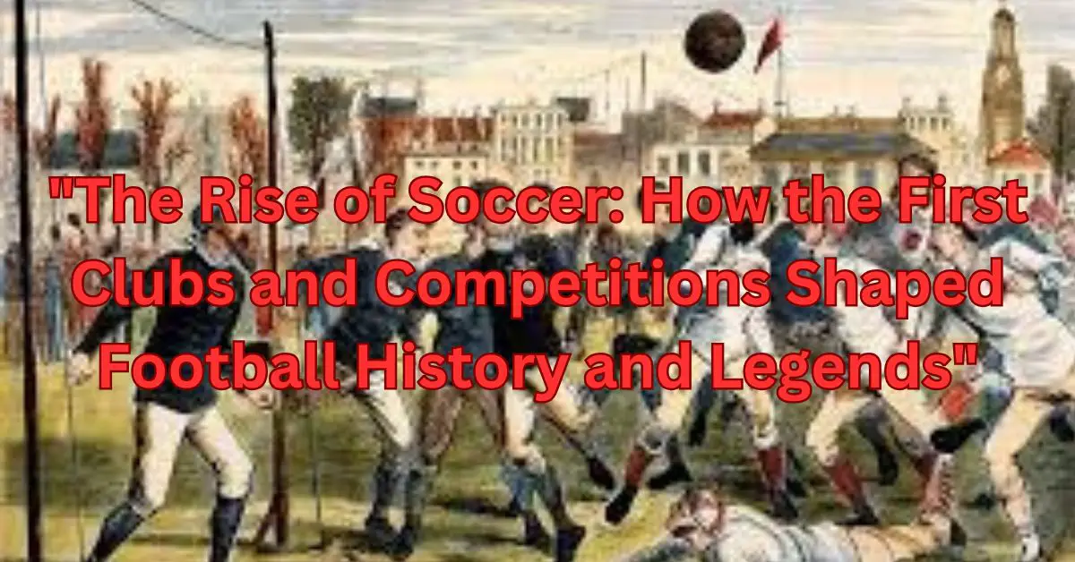 "The Rise of Soccer: How the First Clubs and Competitions Shaped Football History and Legends"